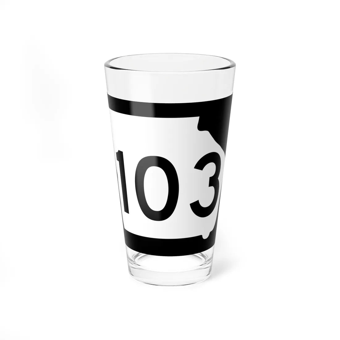 Georgia 103 (Georgia) (Road Sign) Pint Glass 16oz 16oz - Go Mug Yourself