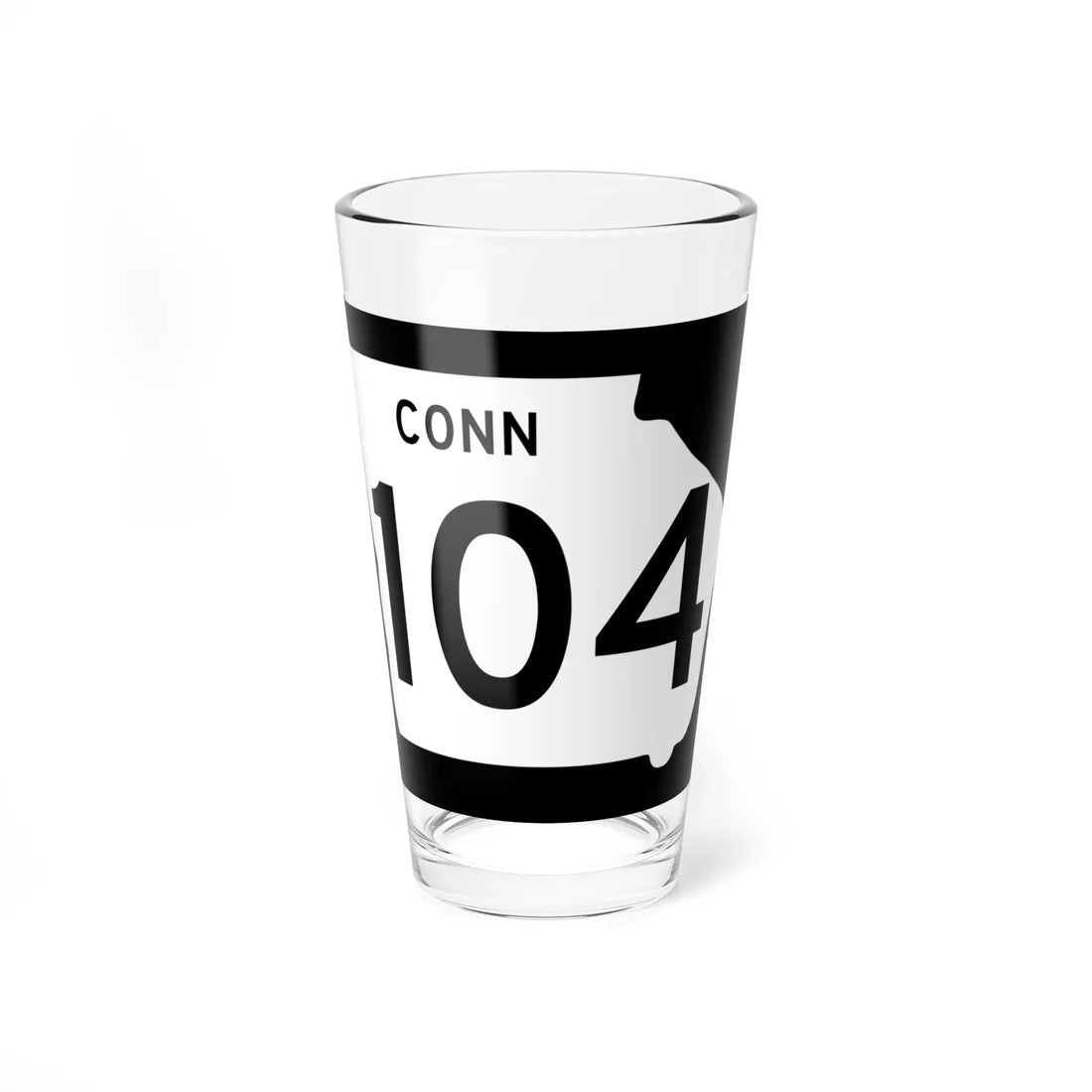 Georgia 104 Connector (Georgia) (Road Sign) Pint Glass 16oz 16oz - Go Mug Yourself
