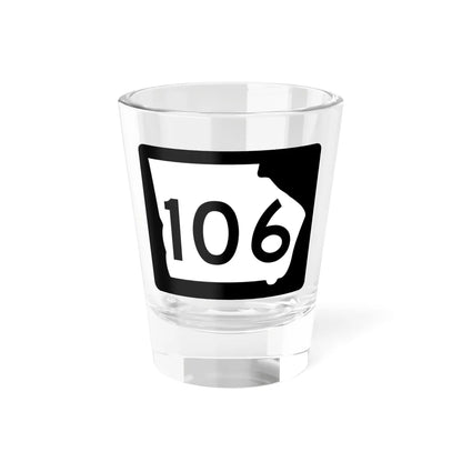 Georgia 106 (Georgia) (Road Sign) Shot Glass 1.5oz 1.5oz - Go Mug Yourself