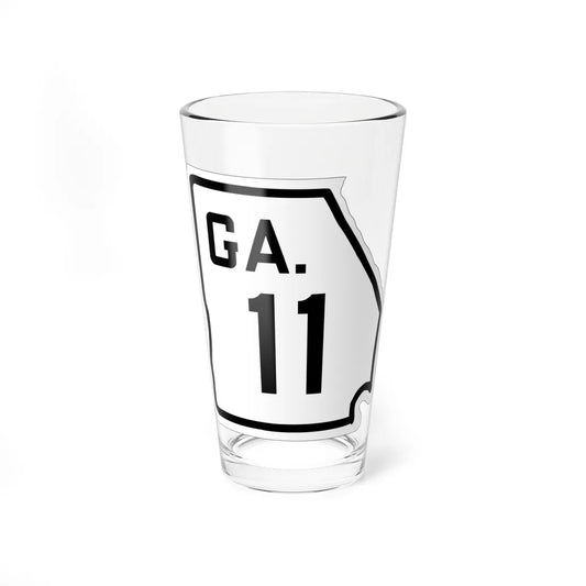 Georgia 11 1920 (Georgia) (Road Sign) Pint Glass 16oz 16oz - Go Mug Yourself