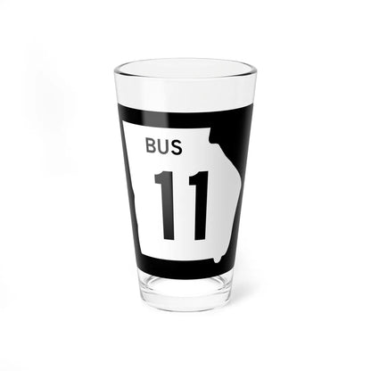 Georgia 11 Business (Georgia) (Road Sign) Pint Glass 16oz 16oz - Go Mug Yourself