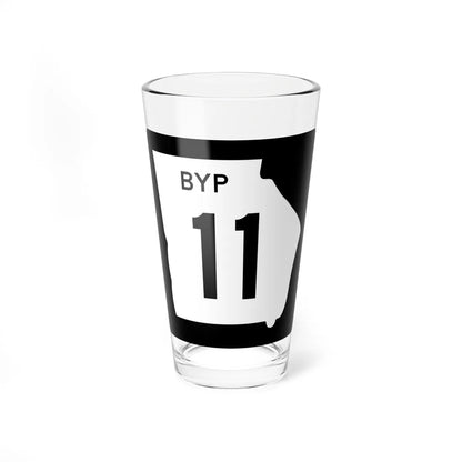 Georgia 11 Bypass (Georgia) (Road Sign) Pint Glass 16oz 16oz - Go Mug Yourself