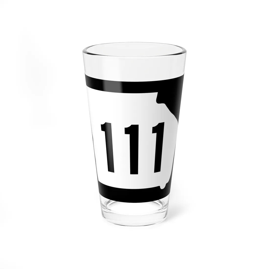 Georgia 111 (Georgia) (Road Sign) Pint Glass 16oz 16oz - Go Mug Yourself