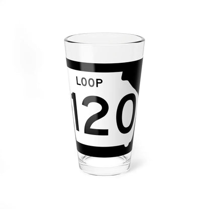 Georgia 120 Loop (Georgia) (Road Sign) Pint Glass 16oz 16oz - Go Mug Yourself