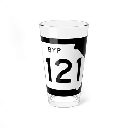Georgia 121 Bypass (Georgia) (Road Sign) Pint Glass 16oz 16oz - Go Mug Yourself