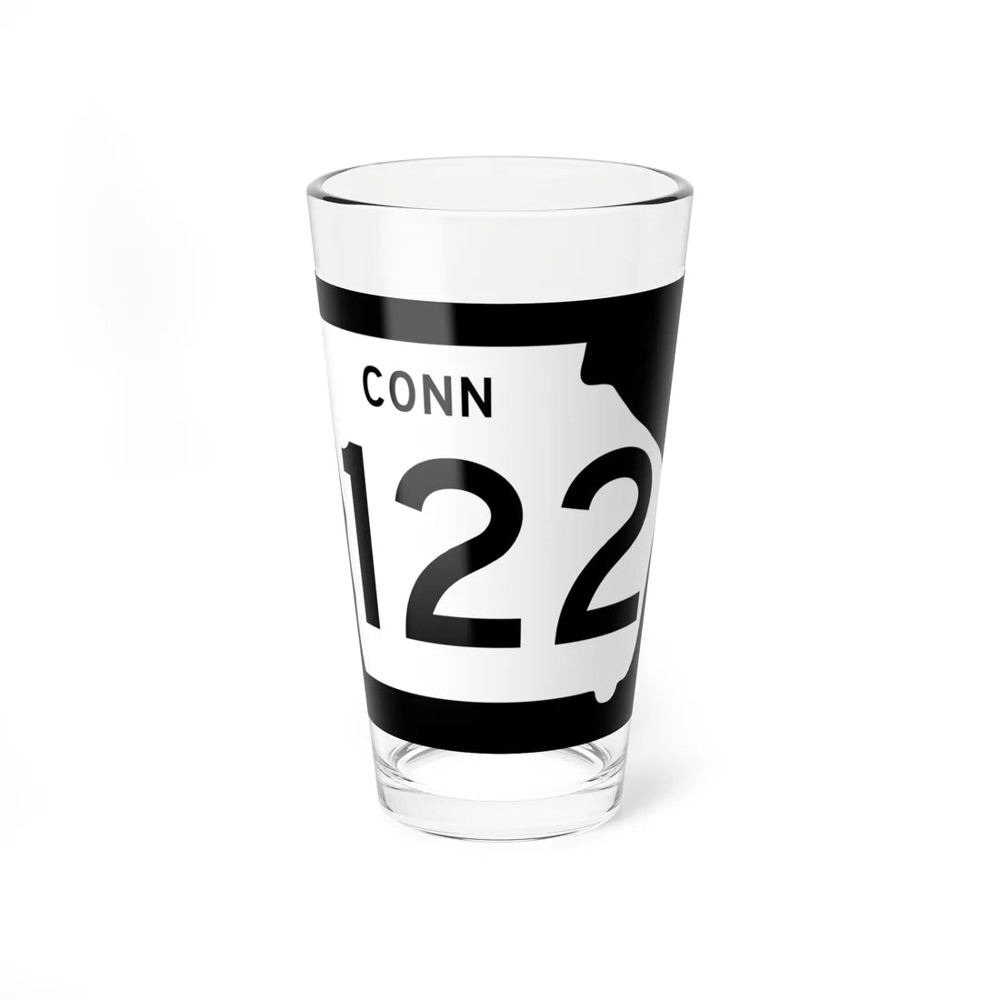 Georgia 122 Connector (Georgia) (Road Sign) Pint Glass 16oz 16oz - Go Mug Yourself