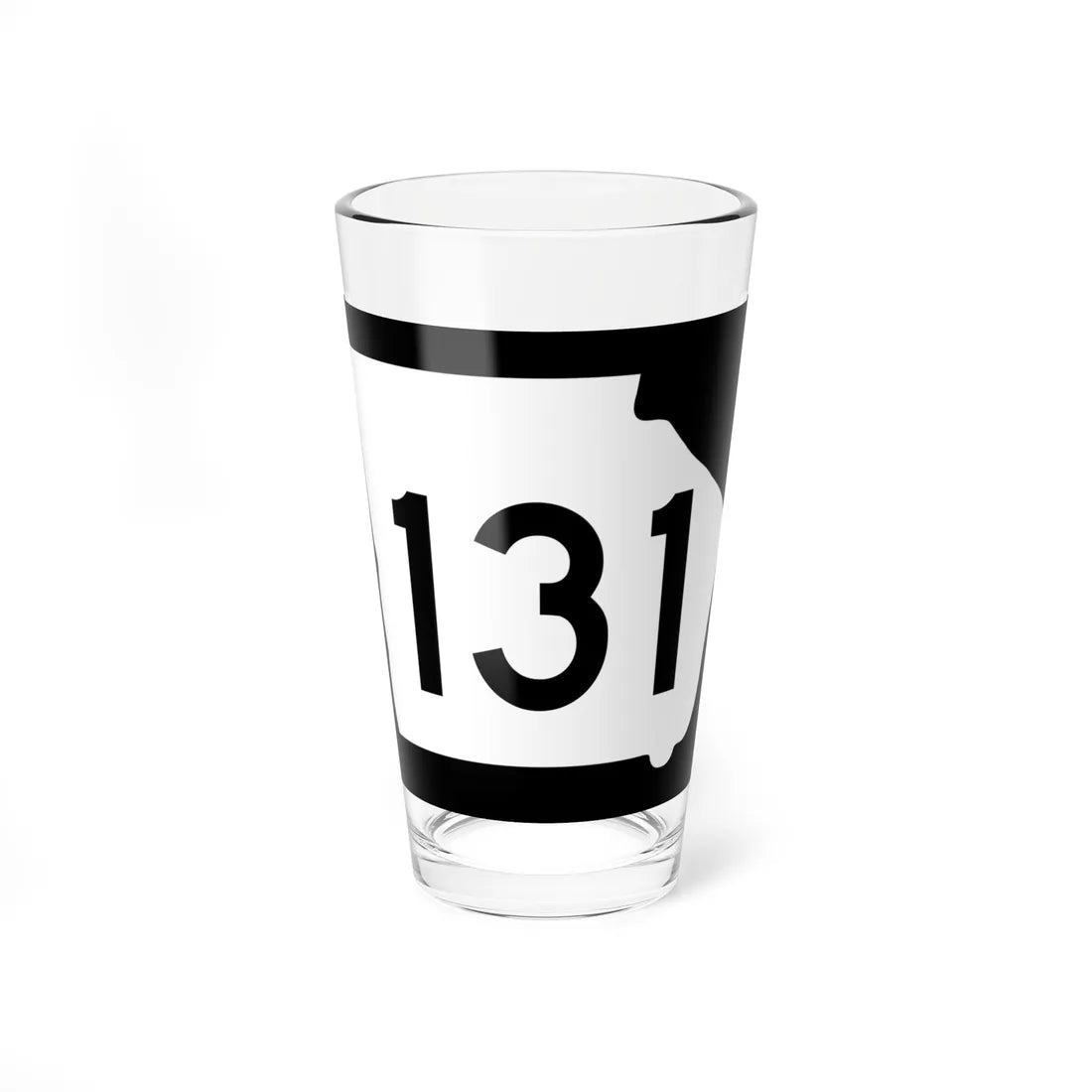 Georgia 131 (Georgia) (Road Sign) Pint Glass 16oz 16oz - Go Mug Yourself