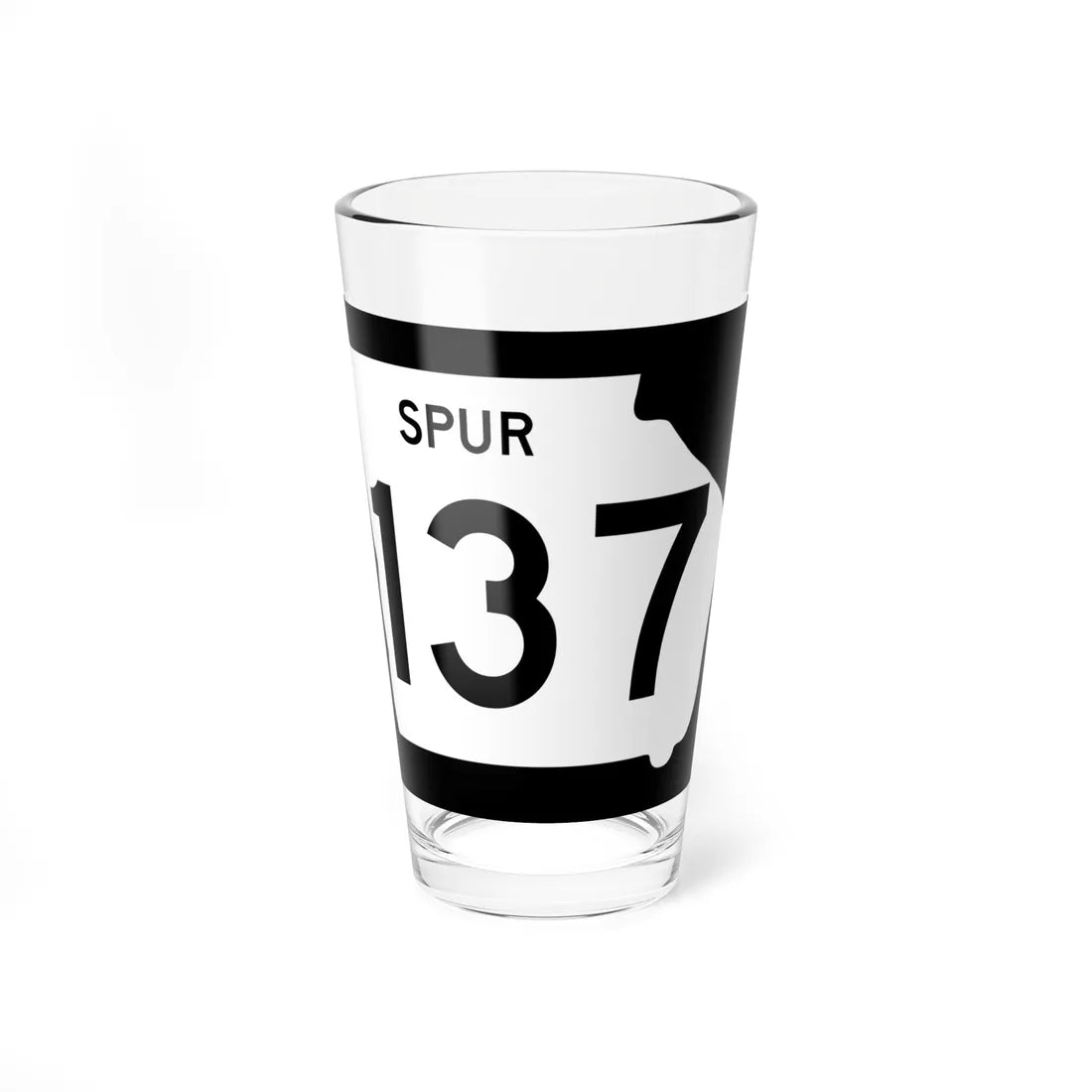 Georgia 137 Spur (Georgia) (Road Sign) Pint Glass 16oz 16oz - Go Mug Yourself