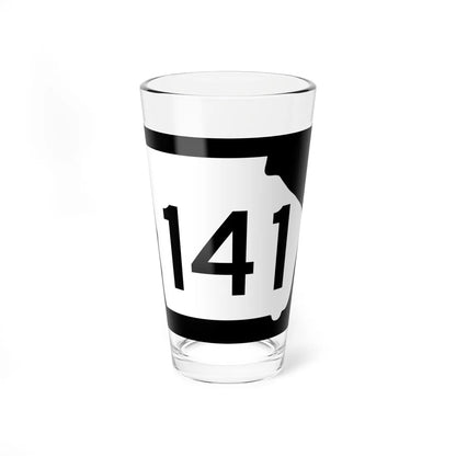 Georgia 141 (Georgia) (Road Sign) Pint Glass 16oz 16oz - Go Mug Yourself