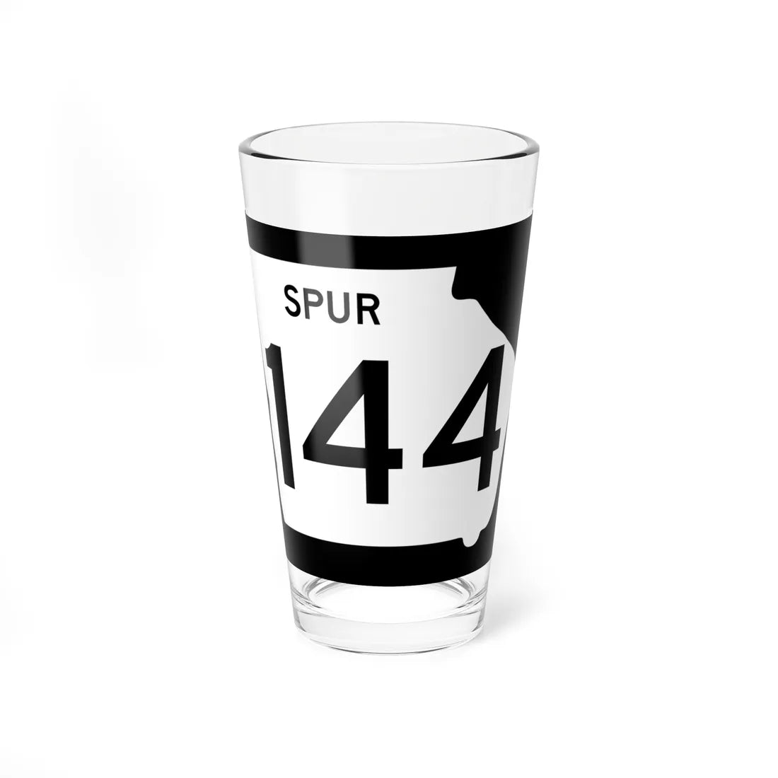 Georgia 144 Spur (Georgia) (Road Sign) Pint Glass 16oz 16oz - Go Mug Yourself
