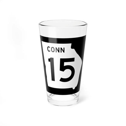 Georgia 15 Connector (Georgia) (Road Sign) Pint Glass 16oz 16oz - Go Mug Yourself