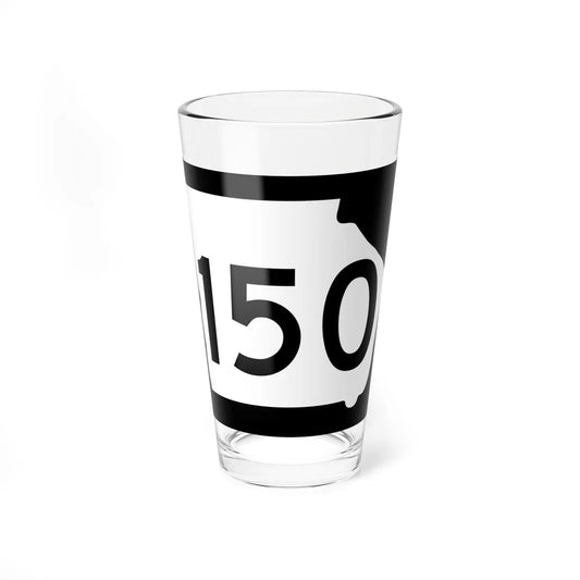 Georgia 150 (Georgia) (Road Sign) Pint Glass 16oz 16oz - Go Mug Yourself