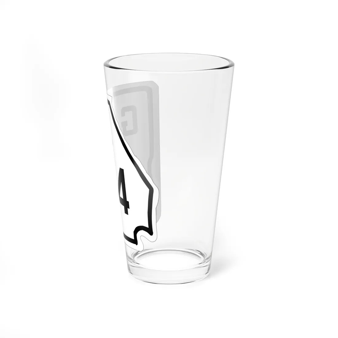 Georgia 154 1920 (Georgia) (Road Sign) Pint Glass 16oz - Go Mug Yourself