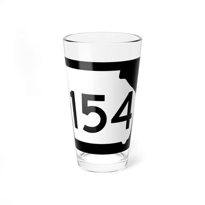 Georgia 154 (Georgia) (Road Sign) Pint Glass 16oz 16oz - Go Mug Yourself