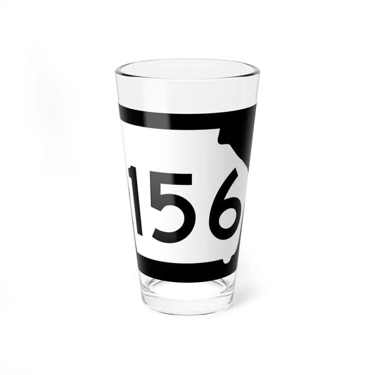 Georgia 156 (Georgia) (Road Sign) Pint Glass 16oz 16oz - Go Mug Yourself