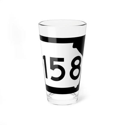 Georgia 158 (Georgia) (Road Sign) Pint Glass 16oz 16oz - Go Mug Yourself