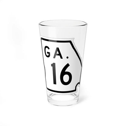 Georgia 16 1948 (Georgia) (Road Sign) Pint Glass 16oz 16oz - Go Mug Yourself