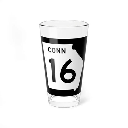 Georgia 16 Connector (Georgia) (Road Sign) Pint Glass 16oz 16oz - Go Mug Yourself