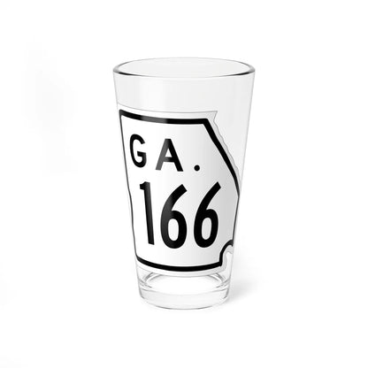 Georgia 166 1948 (Georgia) (Road Sign) Pint Glass 16oz 16oz - Go Mug Yourself