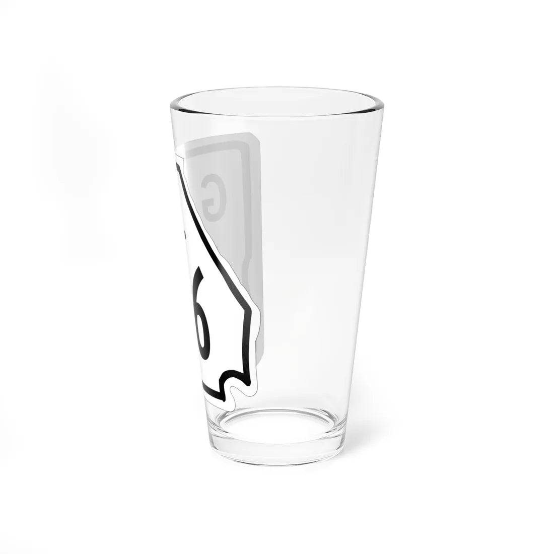 Georgia 166 1948 (Georgia) (Road Sign) Pint Glass 16oz - Go Mug Yourself