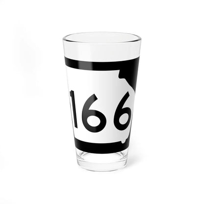 Georgia 166 (Georgia) (Road Sign) Pint Glass 16oz 16oz - Go Mug Yourself