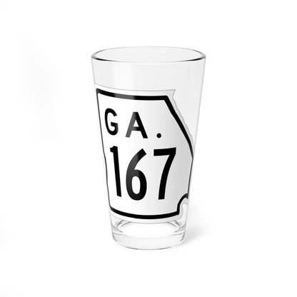 Georgia 167 1948 (Georgia) (Road Sign) Pint Glass 16oz 16oz - Go Mug Yourself