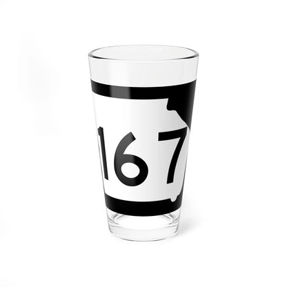 Georgia 167 (Georgia) (Road Sign) Pint Glass 16oz 16oz - Go Mug Yourself