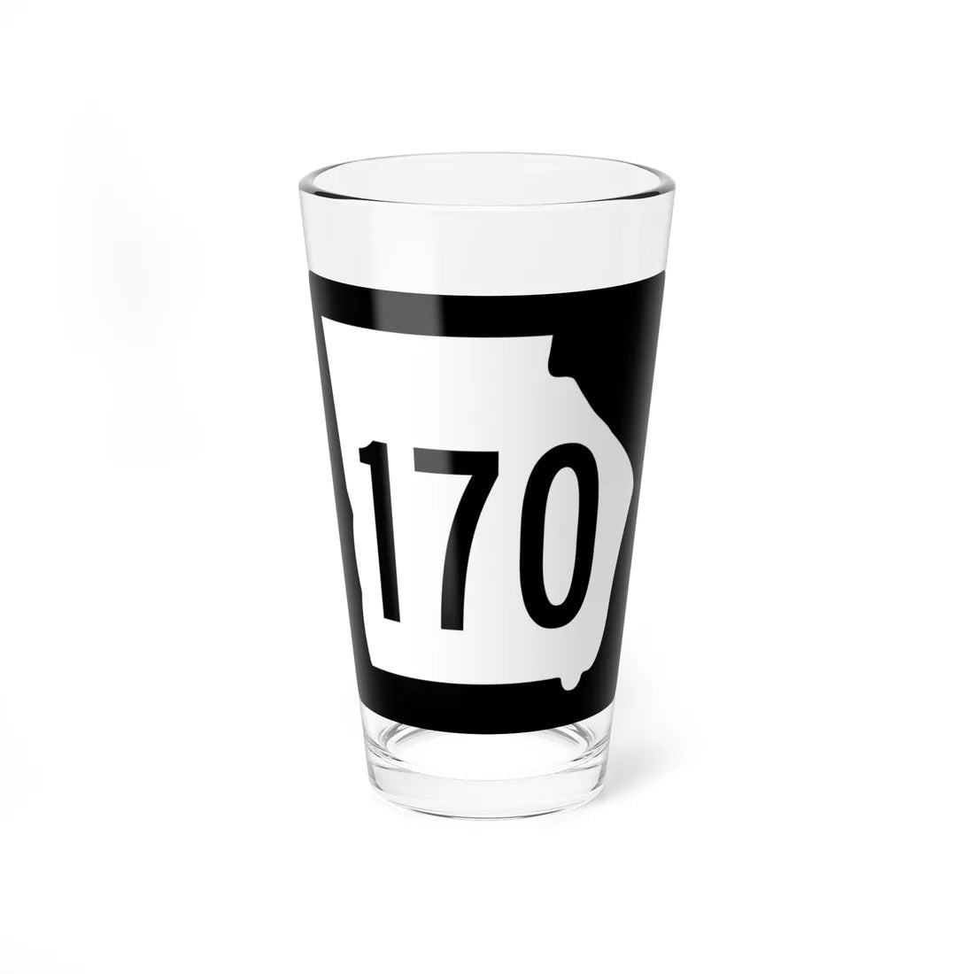 Georgia 170 1960 (Georgia) (Road Sign) Pint Glass 16oz 16oz - Go Mug Yourself