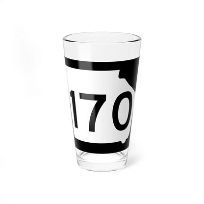 Georgia 170 (Georgia) (Road Sign) Pint Glass 16oz 16oz - Go Mug Yourself