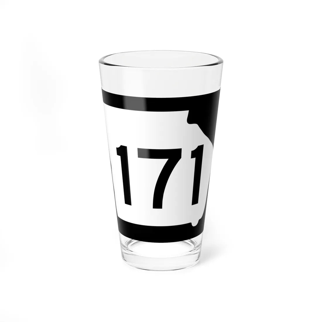 Georgia 171 (Georgia) (Road Sign) Pint Glass 16oz 16oz - Go Mug Yourself