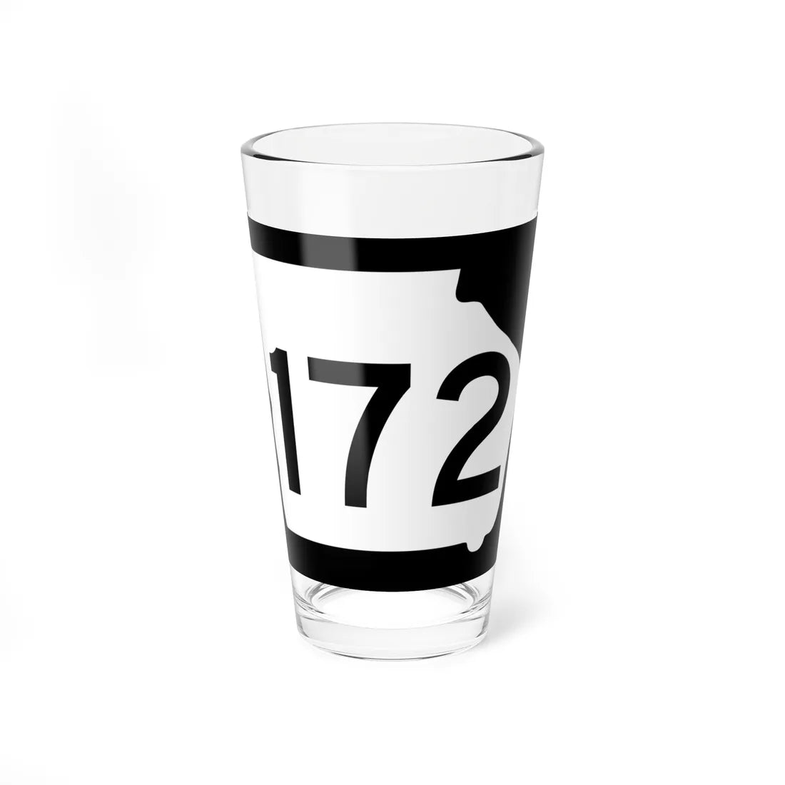 Georgia 172 (Georgia) (Road Sign) Pint Glass 16oz 16oz - Go Mug Yourself