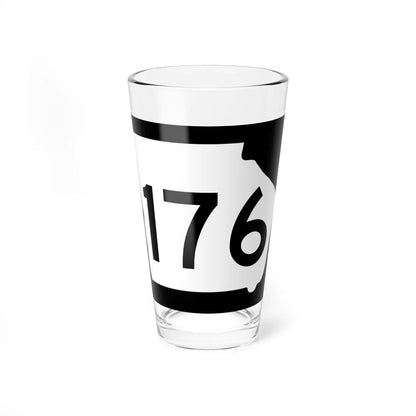 Georgia 176 (Georgia) (Road Sign) Pint Glass 16oz 16oz - Go Mug Yourself