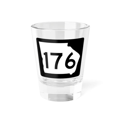 Georgia 176 (Georgia) (Road Sign) Shot Glass 1.5oz 1.5oz - Go Mug Yourself