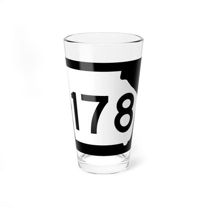 Georgia 178 (Georgia) (Road Sign) Pint Glass 16oz 16oz - Go Mug Yourself