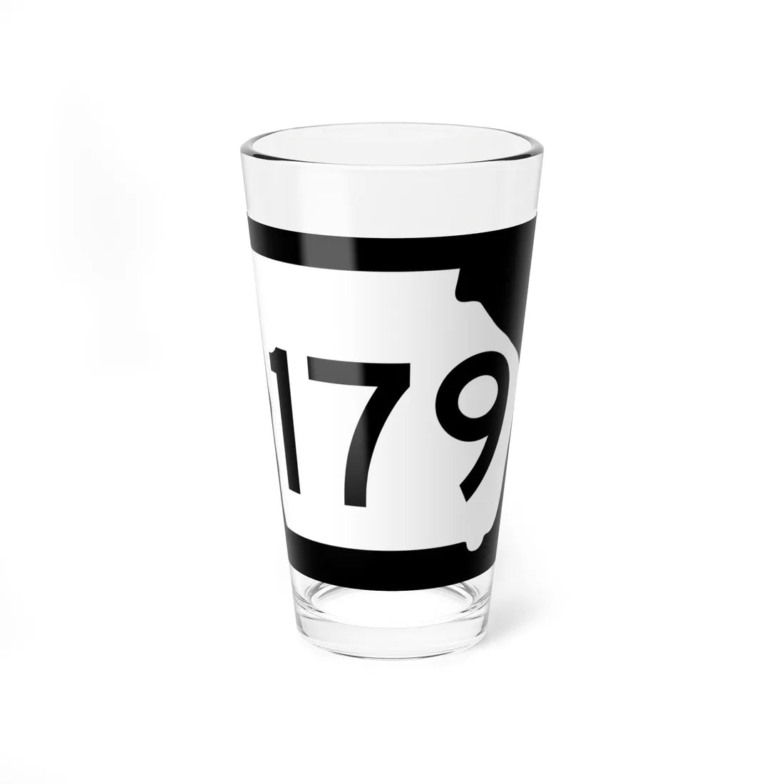 Georgia 179 (Georgia) (Road Sign) Pint Glass 16oz 16oz - Go Mug Yourself