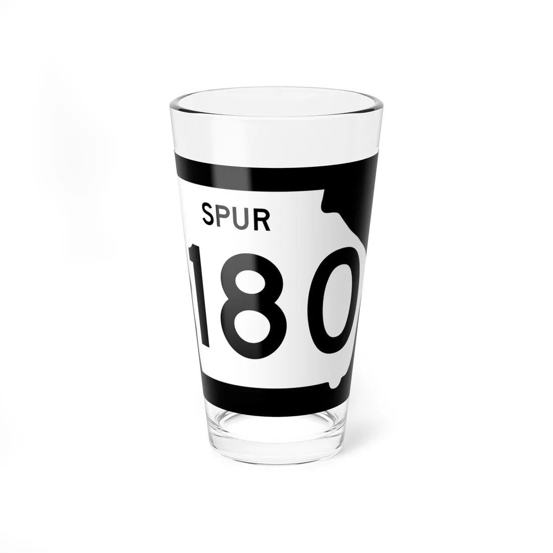 Georgia 180 Spur (Georgia) (Road Sign) Pint Glass 16oz 16oz - Go Mug Yourself