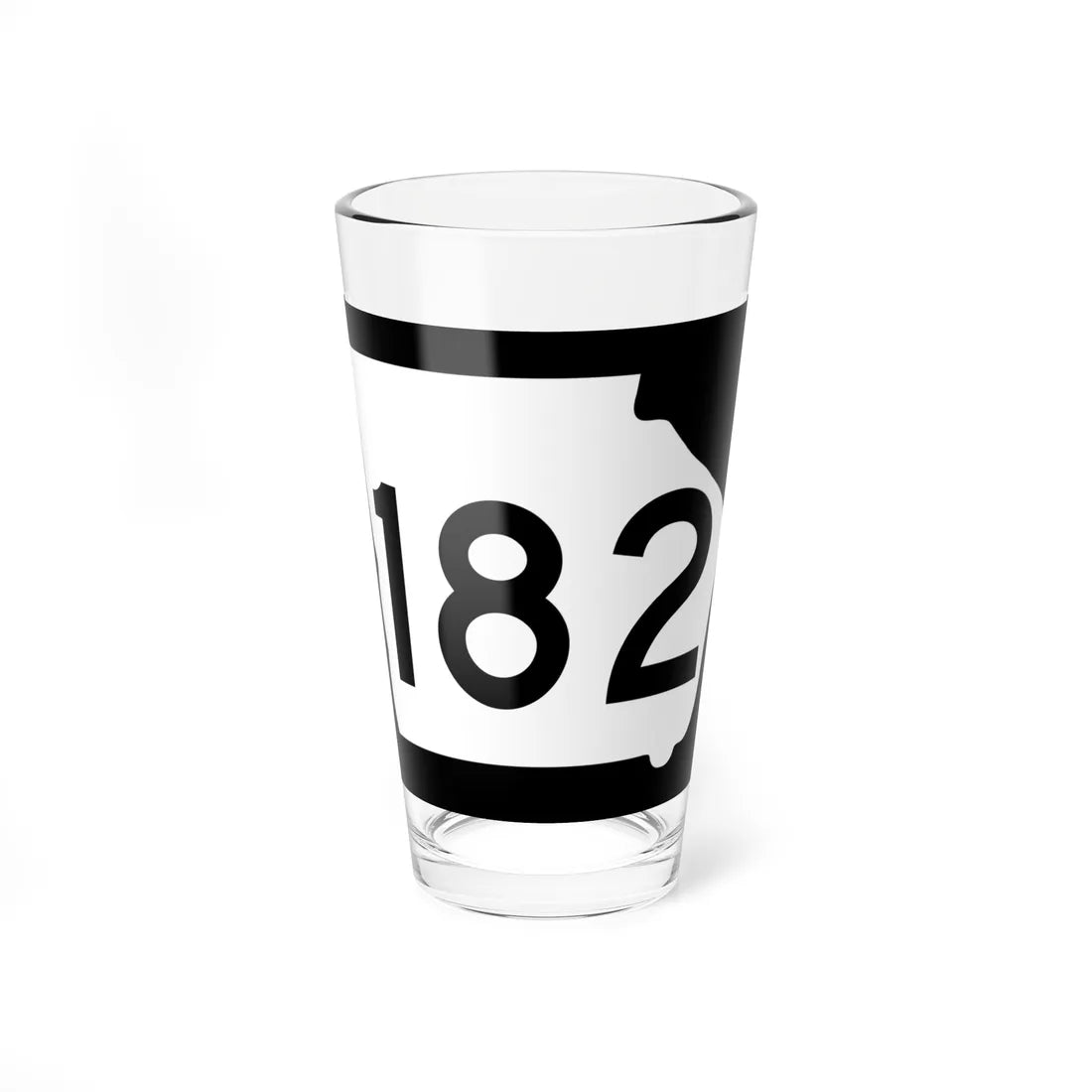 Georgia 182 (Georgia) (Road Sign) Pint Glass 16oz 16oz - Go Mug Yourself