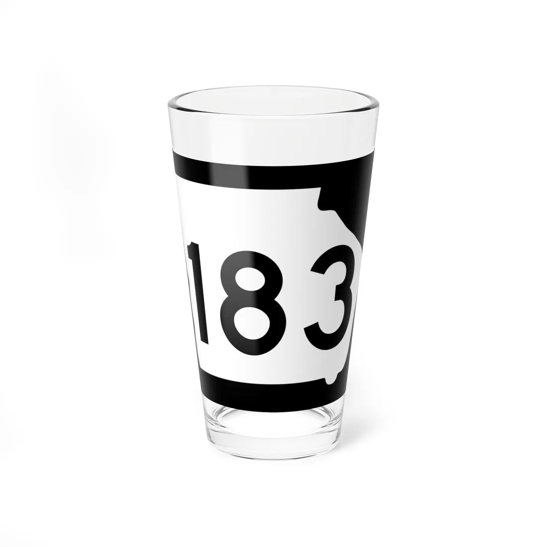 Georgia 183 (Georgia) (Road Sign) Pint Glass 16oz 16oz - Go Mug Yourself