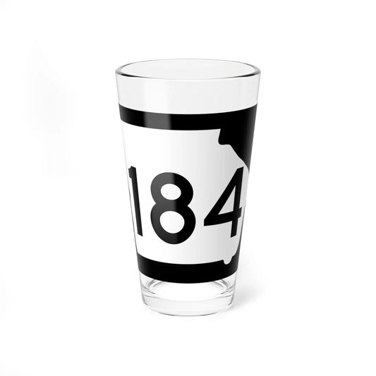 Georgia 184 (Georgia) (Road Sign) Pint Glass 16oz 16oz - Go Mug Yourself
