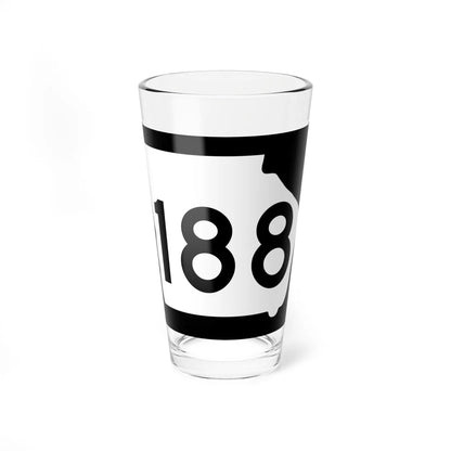 Georgia 188 (Georgia) (Road Sign) Pint Glass 16oz 16oz - Go Mug Yourself