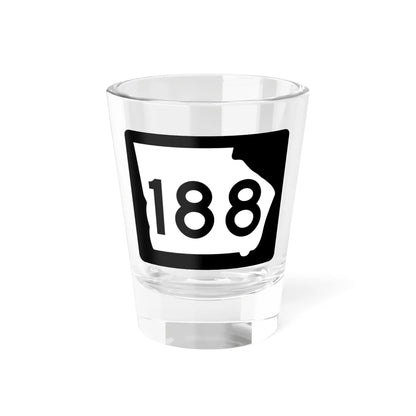 Georgia 188 (Georgia) (Road Sign) Shot Glass 1.5oz 1.5oz - Go Mug Yourself