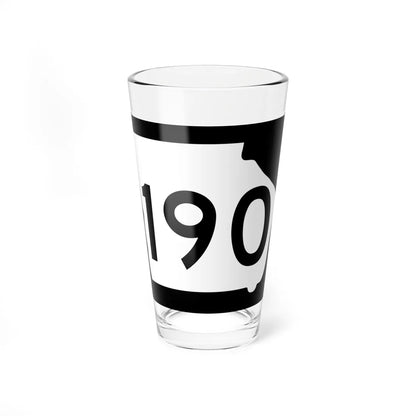 Georgia 190 (Georgia) (Road Sign) Pint Glass 16oz 16oz - Go Mug Yourself