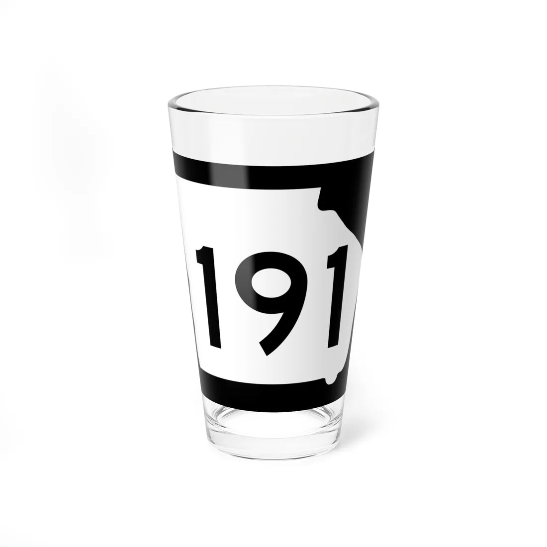Georgia 191 (Georgia) (Road Sign) Pint Glass 16oz 16oz - Go Mug Yourself