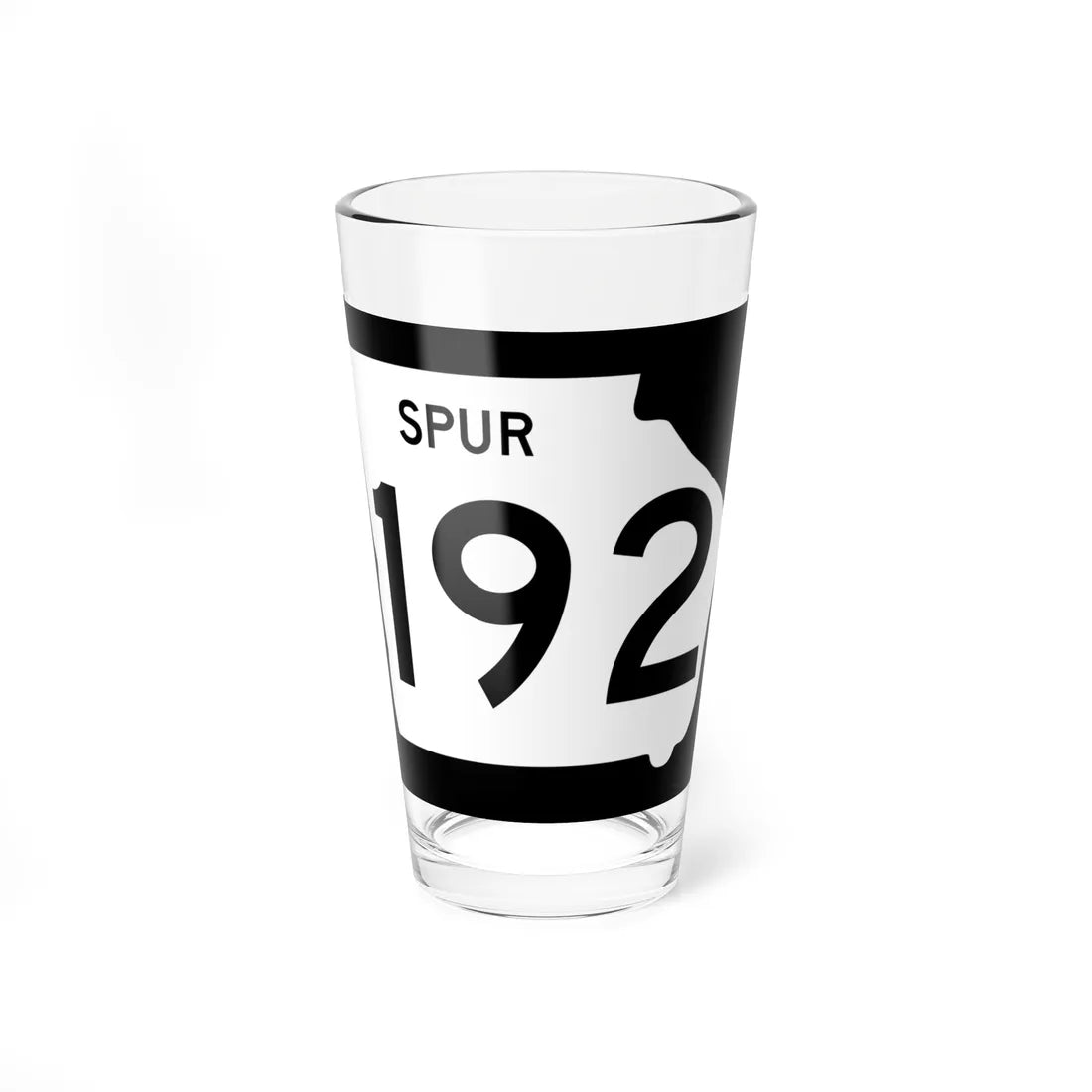 Georgia 192 Spur (Georgia) (Road Sign) Pint Glass 16oz 16oz - Go Mug Yourself