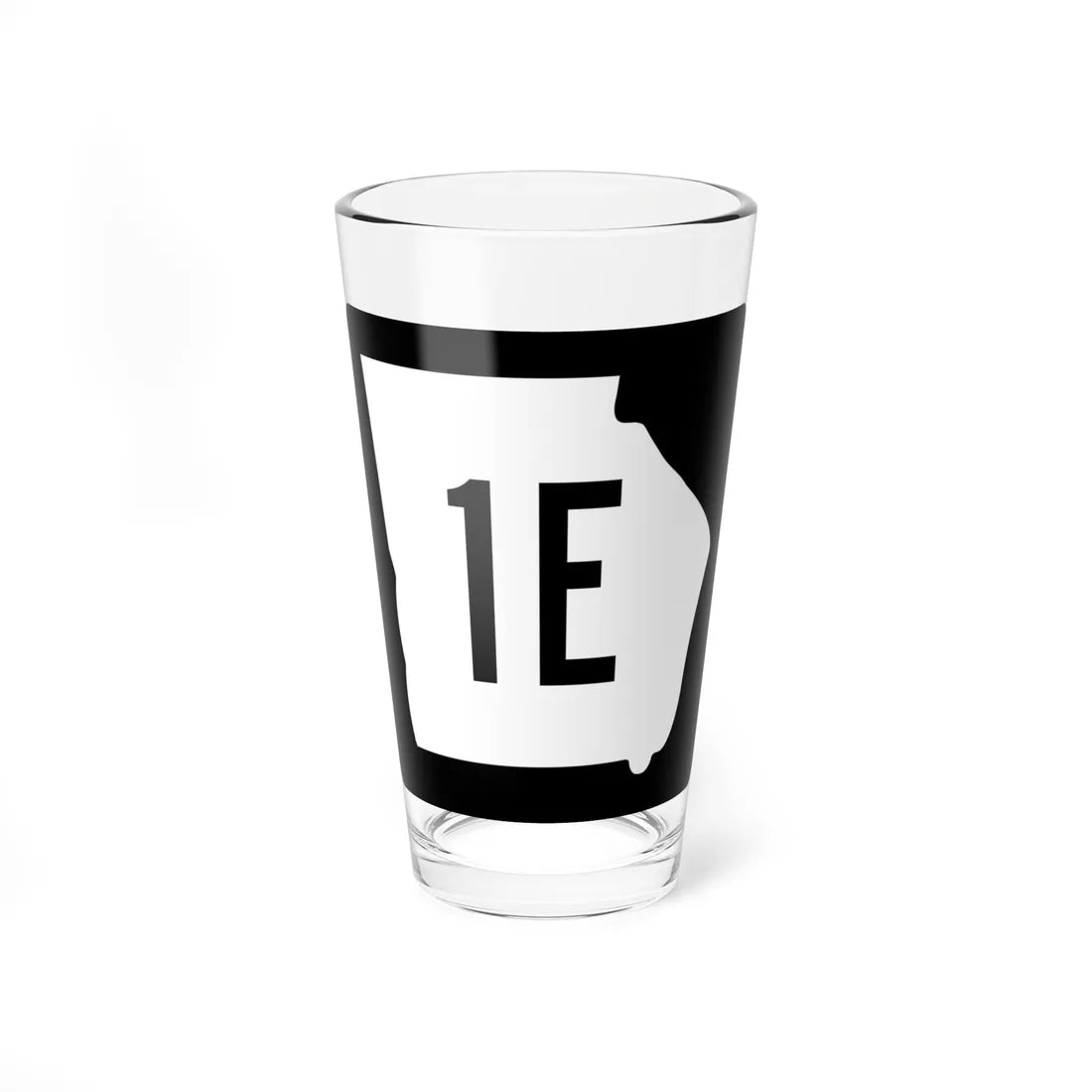 Georgia 1E (Georgia) (Road Sign) Pint Glass 16oz 16oz - Go Mug Yourself