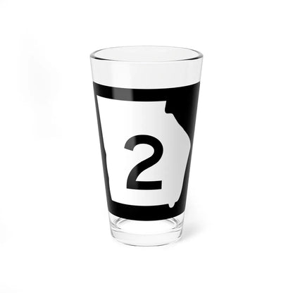 Georgia 2 (Georgia) (Road Sign) Pint Glass 16oz 16oz - Go Mug Yourself