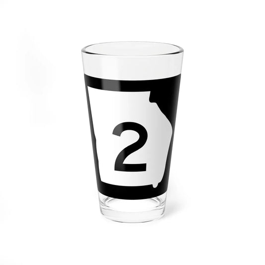 Georgia 2 (Georgia) (Road Sign) Pint Glass 16oz 16oz - Go Mug Yourself