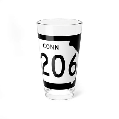 Georgia 206 Connector (Georgia) (Road Sign) Pint Glass 16oz 16oz - Go Mug Yourself