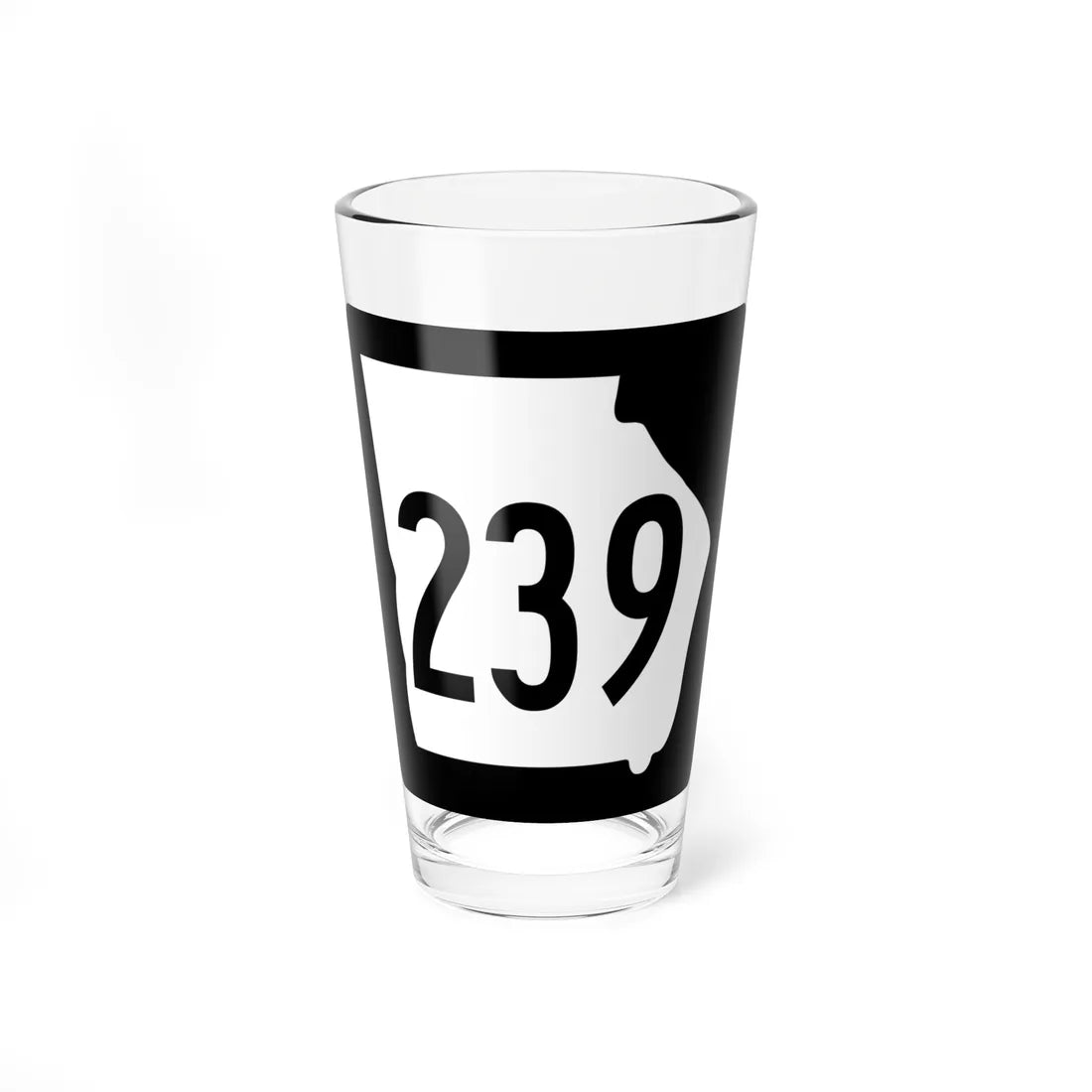Georgia 239 1960 (Georgia) (Road Sign) Pint Glass 16oz 16oz - Go Mug Yourself
