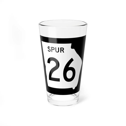 Georgia 26 Spur (Georgia) (Road Sign) Pint Glass 16oz 16oz - Go Mug Yourself